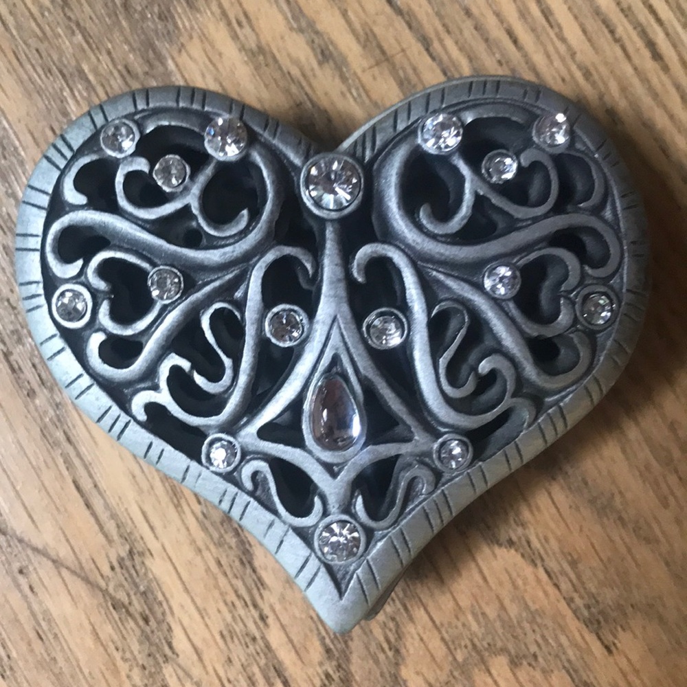 Treasure box embellished with crystals